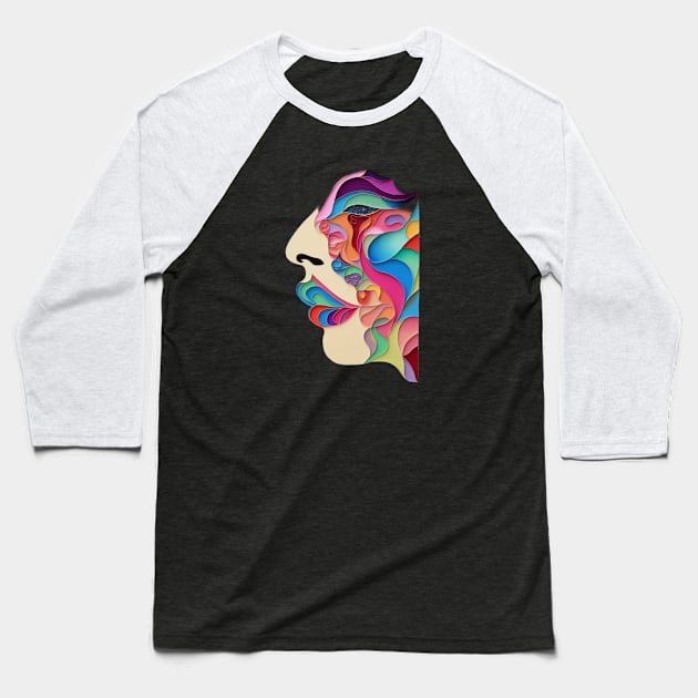 Art Baseball T-Shirt by Pixy Official